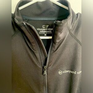 Black 1/4 zip Vineyard Vines Top